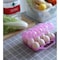 Basicwise Clear Plastic Egg Carton, 12 Egg Holder Carrying Case with Handle, Pink QI003329P - alternate 2
